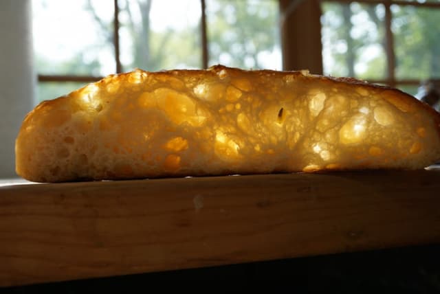 Sliced Focaccia Bread