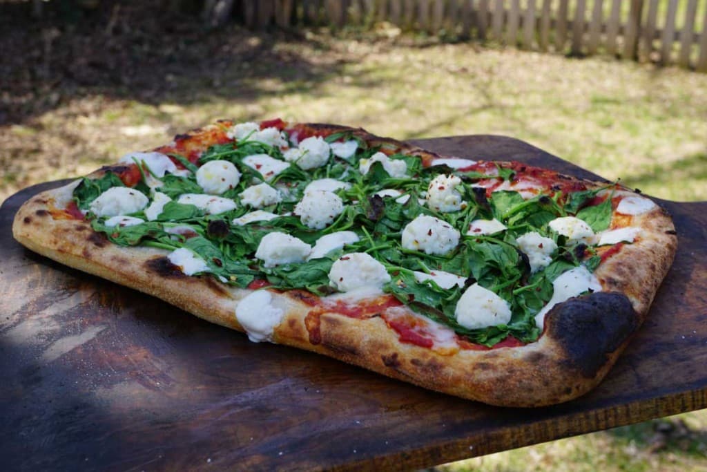 Spinach and Ricotta Pizza