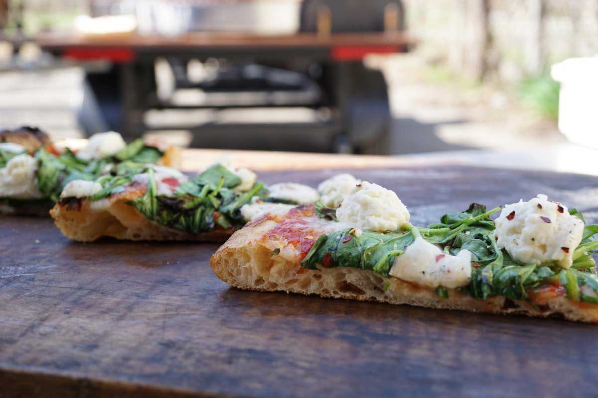 Spinach Ricotta Pizza