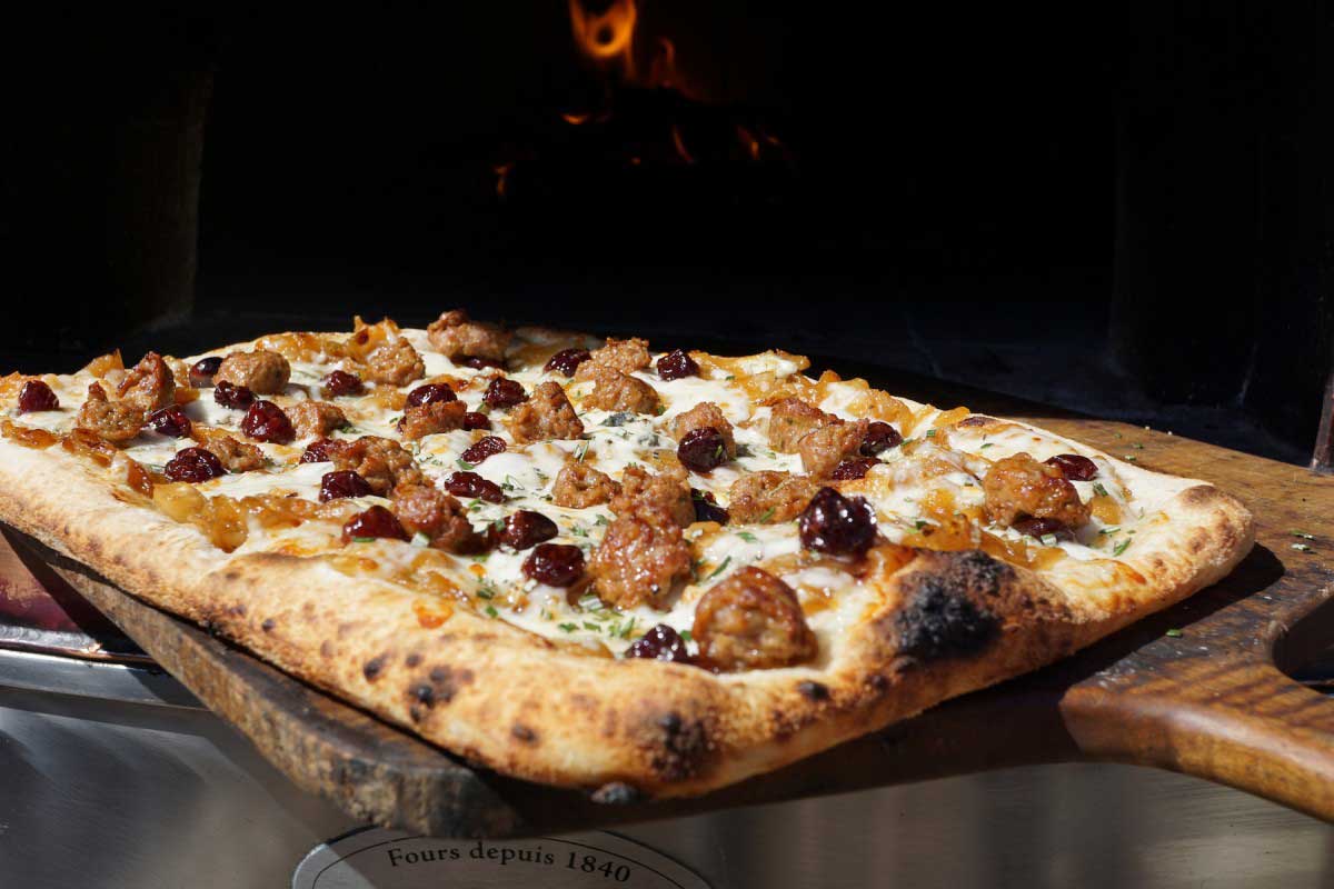 Sweet Onion Marmalade Pizza