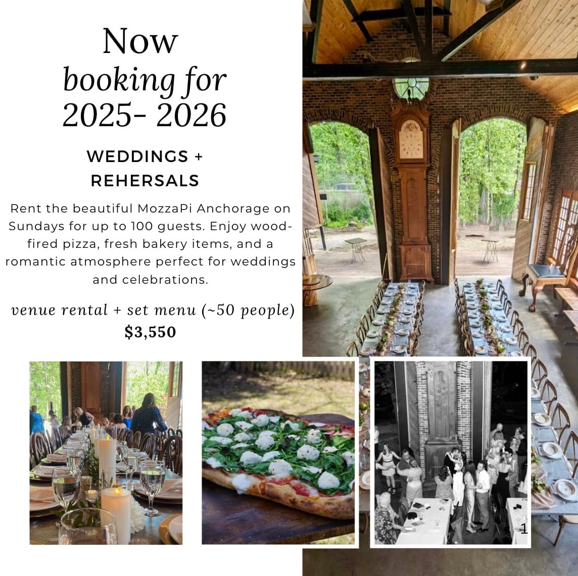 Venue Rental at MozzaPi